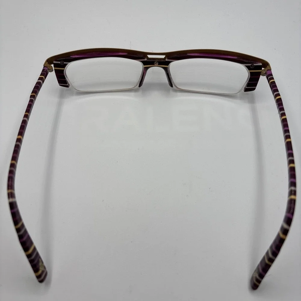 La Matta Italy ANCJEMO COL.3 51-16-135 Purple/Gold Eyeglasses Frame #D171